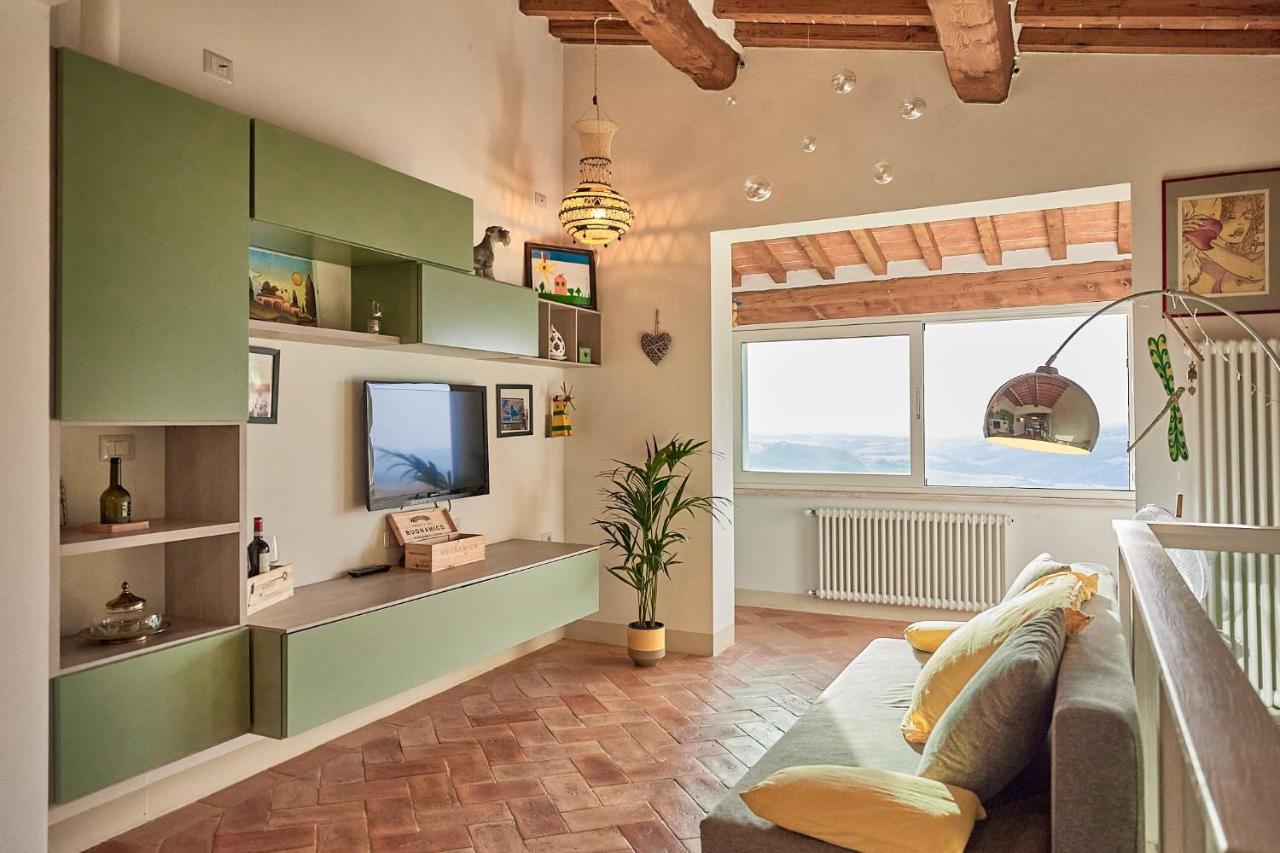Вилла La Finestra - Centro Storico Montepulciano, Casa Panoramica. Экстерьер фото